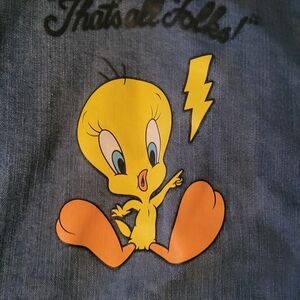 Kids Tweety Jean Jacket - Blue